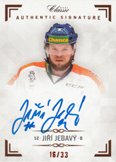 Jebavý Jiří 18-19 OFS Chance liga Authentic Signature #AS064