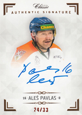 Pavlas Aleš 18-19 OFS Chance liga Authentic Signature #AS067