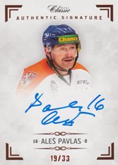 Pavlas Aleš 18-19 OFS Chance liga Authentic Signature #AS067