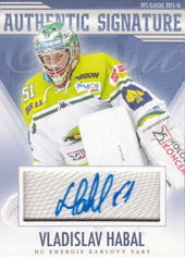 Habal Vladislav 15-16 OFS Classic Authentic Signature #68