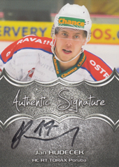 Hudeček Jan 18-19 Premium Cards Authentic Signature #AS-68