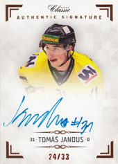 Jandus Tomáš 18-19 OFS Chance liga Authentic Signature #AS069