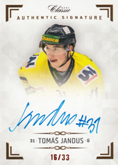 Jandus Tomáš 18-19 OFS Chance liga Authentic Signature #AS069