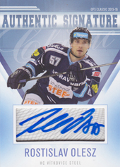 Olesz Rostislav 15-16 OFS Classic Authentic Signature #80