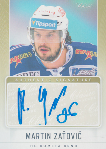 Zaťovič Martin 16-17 OFS Classic Authentic Signature #82