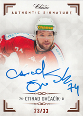 Ovčačík Ctirad 18-19 OFS Chance liga Authentic Signature #AS088