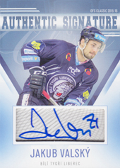 Valský Jakub 15-16 OFS Classic Authentic Signature #97