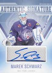 Schwarz Marek 15-16 OFS Classic Authentic Signature #98