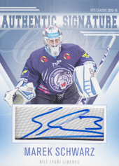Schwarz Marek 15-16 OFS Classic Authentic Signature #98
