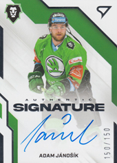 Jánošík Adam 22-23 Tipsport Extraliga Authentic Signature Level 1 #AS1-AJ