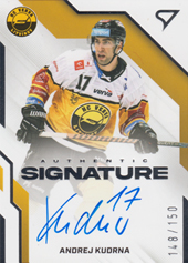 Kudrna Andrej 22-23 Tipsport Extraliga Authentic Signature Level 1 #AS1-AK