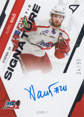 Nauš Aurel 23-24 Tipos Extraliga Authentic Signature Level 1 #SL1-AN