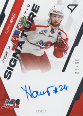 Nauš Aurel 23-24 Tipos Extraliga Authentic Signature Level 1 #SL1-AN