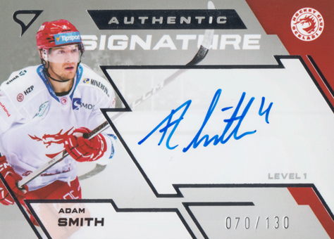 Smith Adam 23-24 Tipsport Extraliga Authentic Signature Level 1 #SL1-AS