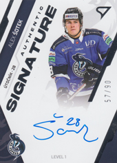 Šotek Alex 23-24 Tipos Extraliga Authentic Signature Level 1 #SL1-AS