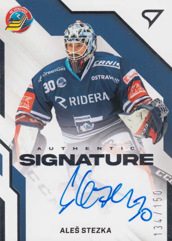 Stezka Aleš 22-23 Tipsport Extraliga Authentic Signature Level 1 #AS1-AS