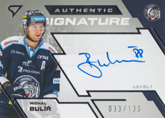 Bulíř Michal 23-24 Tipsport Extraliga Authentic Signature Level 1 #SL1-BU