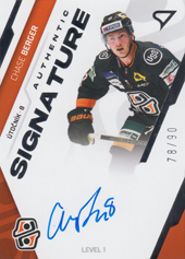 Berger Chase 23-24 Tipos Extraliga Authentic Signature Level 1 #SL1-CB