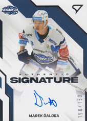 Ďaloga Marek 22-23 Tipsport Extraliga Authentic Signature Level 1 #AS1-DA