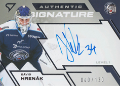 Hrenák Dávid 23-24 Tipsport Extraliga Authentic Signature Level 1 #SL1-DH