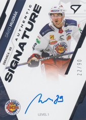 Mudrák Dávid 23-24 Tipos Extraliga Authentic Signature Level 1 #SL1-DM
