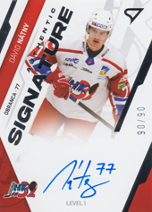 Nátny Dávid 23-24 Tipos Extraliga Authentic Signature Level 1 #SL1-DN
