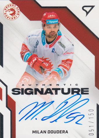 Doudera Milan 22-23 Tipsport Extraliga Authentic Signature Level 1 #AS1-DO