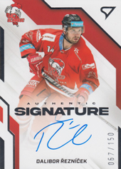 Řezníček Dalibor 22-23 Tipsport Extraliga Authentic Signature Level 1 #AS1-DR