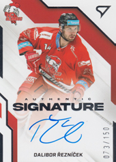 Řezníček Dalibor 22-23 Tipsport Extraliga Authentic Signature Level 1 #AS1-DR
