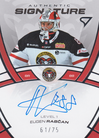 Rabčan Eugen 24-25 Tipos Extraliga Authentic Signature Level 1 #SL1-ER