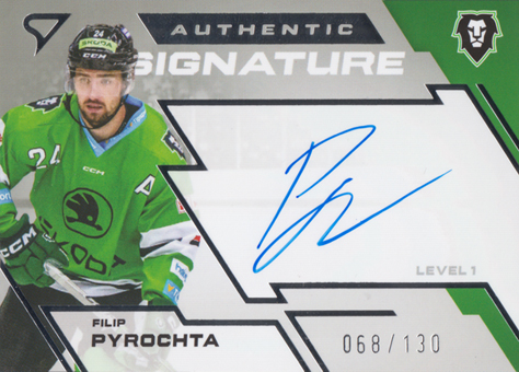 Pyrochta Filip 23-24 Tipsport Extraliga Authentic Signature Level 1 #SL1-FP