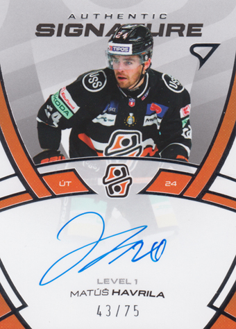 Havrila Matúš 24-25 Tipos Extraliga Authentic Signature Level 1 #SL1-HA