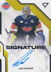 Strmeň Jan 22-23 Tipsport Extraliga Authentic Signature Level 1 #AS1-JS