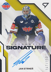 Strmeň Jan 22-23 Tipsport Extraliga Authentic Signature Level 1 #AS1-JS