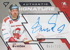 Švrček Jan 23-24 Tipsport Extraliga Authentic Signature Level 1 #SL1-JS