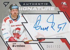 Švrček Jan 23-24 Tipsport Extraliga Authentic Signature Level 1 #SL1-JS