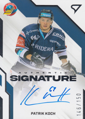 Koch Patrik 22-23 Tipsport Extraliga Authentic Signature Level 1 #AS1-KC