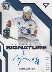 Kodýtek Petr 22-23 Tipsport Extraliga Authentic Signature Level 1 #AS1-KO