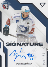 Kodýtek Petr 22-23 Tipsport Extraliga Authentic Signature Level 1 #AS1-KO