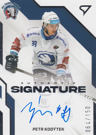Kodýtek Petr 22-23 Tipsport Extraliga Authentic Signature Level 1 #AS1-KO
