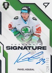 Kousal Pavel 22-23 Tipsport Extraliga Authentic Signature Level 1 #AS1-KU