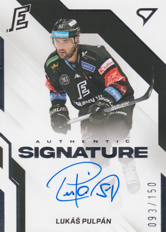 Pulpán Lukáš 22-23 Tipsport Extraliga Authentic Signature Level 1 #AS1-LP