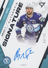 Bača Matej 23-24 Tipos Extraliga Authentic Signature Level 1 #SL1-MB