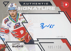 Bučko Martin 23-24 Tipsport Extraliga Authentic Signature Level 1 #SL1-MB