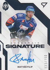 Filip Matyáš 22-23 Tipsport Extraliga Authentic Signature Level 1 #AS1-MF