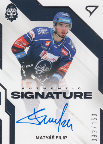 Filip Matyáš 22-23 Tipsport Extraliga Authentic Signature Level 1 #AS1-MF