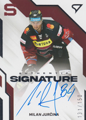 Jurčina Milan 22-23 Tipsport Extraliga Authentic Signature Level 1 #AS1-MJ