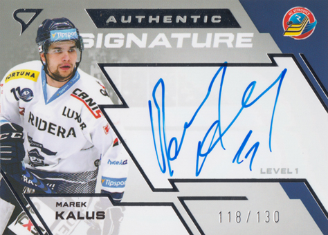 Kalus Marek 23-24 Tipsport Extraliga Authentic Signature Level 1 #SL1-MK
