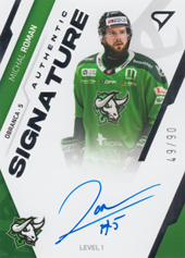 Roman Michal 23-24 Tipos Extraliga Authentic Signature Level 1 #SL1-MR
