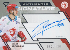 Roman Miloš 23-24 Tipsport Extraliga Authentic Signature Level 1 #SL1-MR